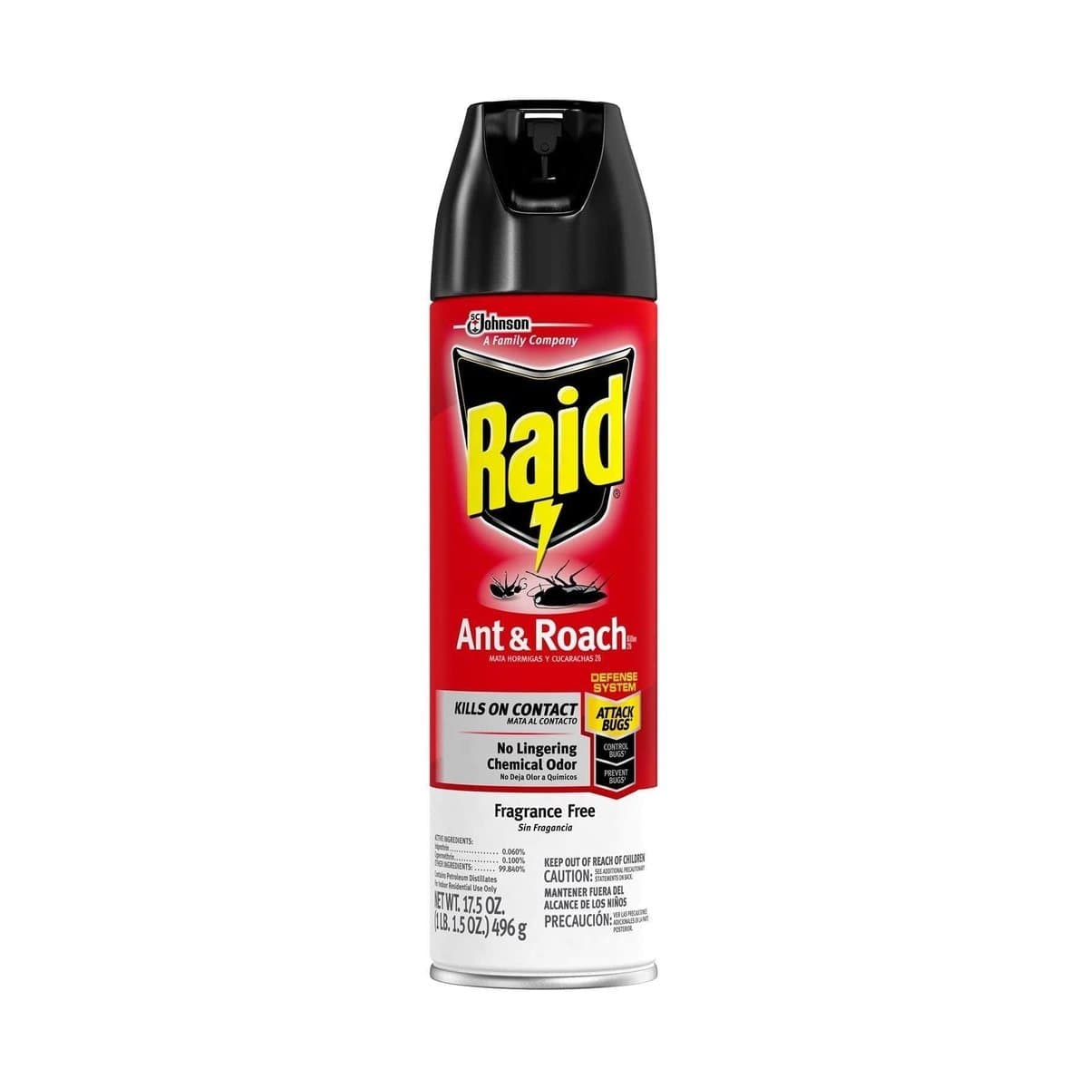 Insecticida Raid De Cucarachas y Hormigas Sin Fragancia 17 Oz Insecticida Raid De Cucarachas y Hormigas Sin Fragancia 17 Oz