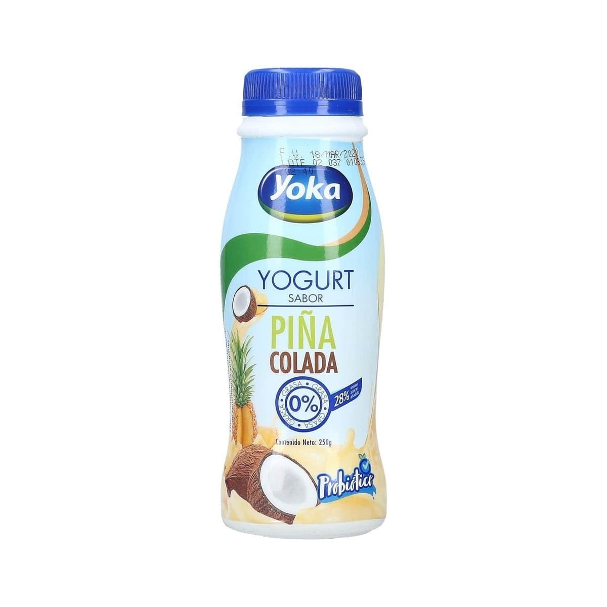 Yogurt De Piña Colada Yoka Sin Grasa 8 Oz Yogurt De Piña Colada Yoka Sin Grasa 8 Oz